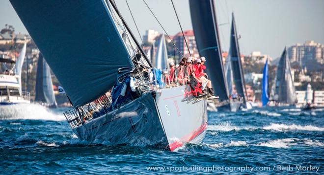 Wild Oats XI – Line Honours Winner Sydney Gold Coast Race ©  Beth Morley / www.sportsailingphotography.com